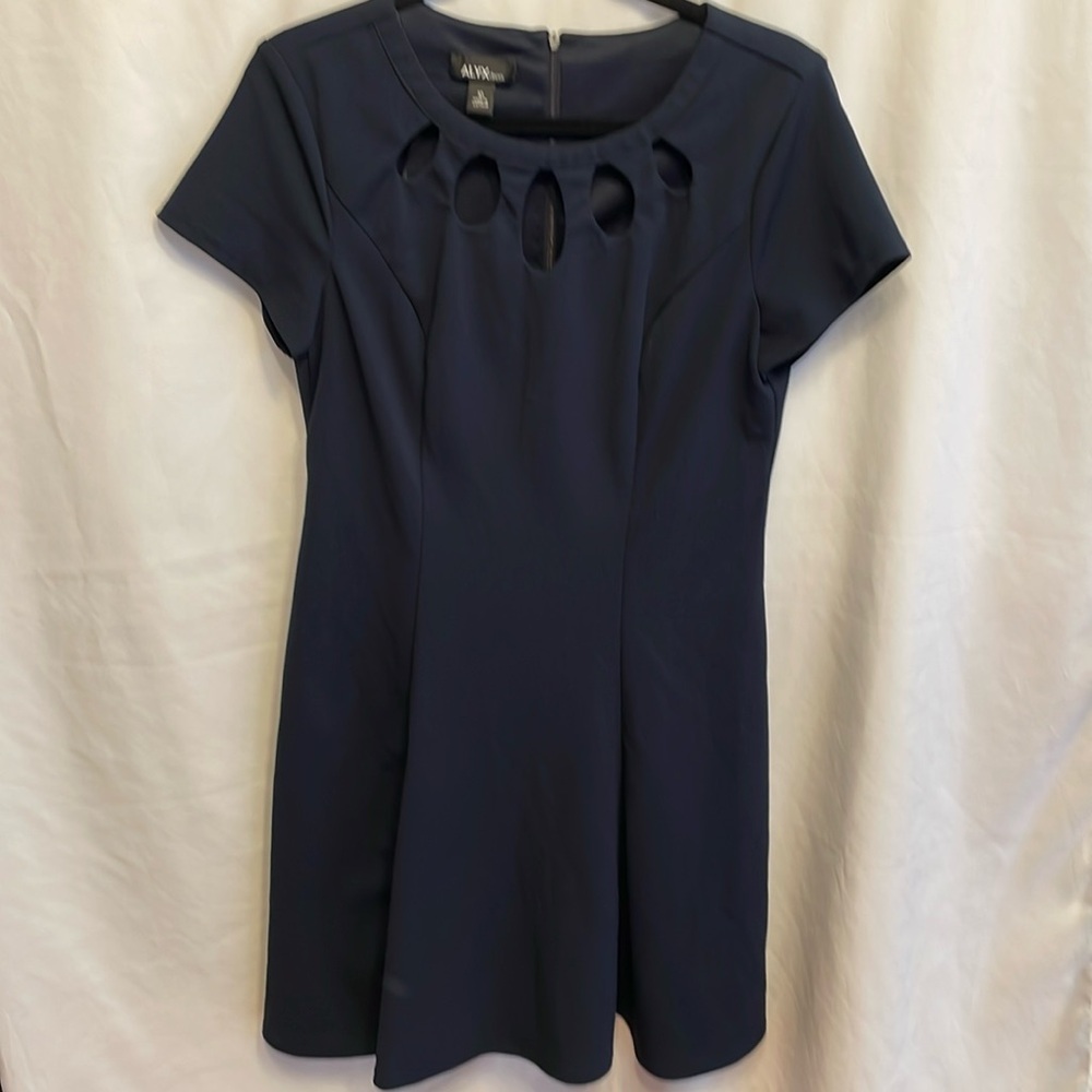 Alyx A Line Dress‎ with Cutout Details Snatched Waist Women's Size 10